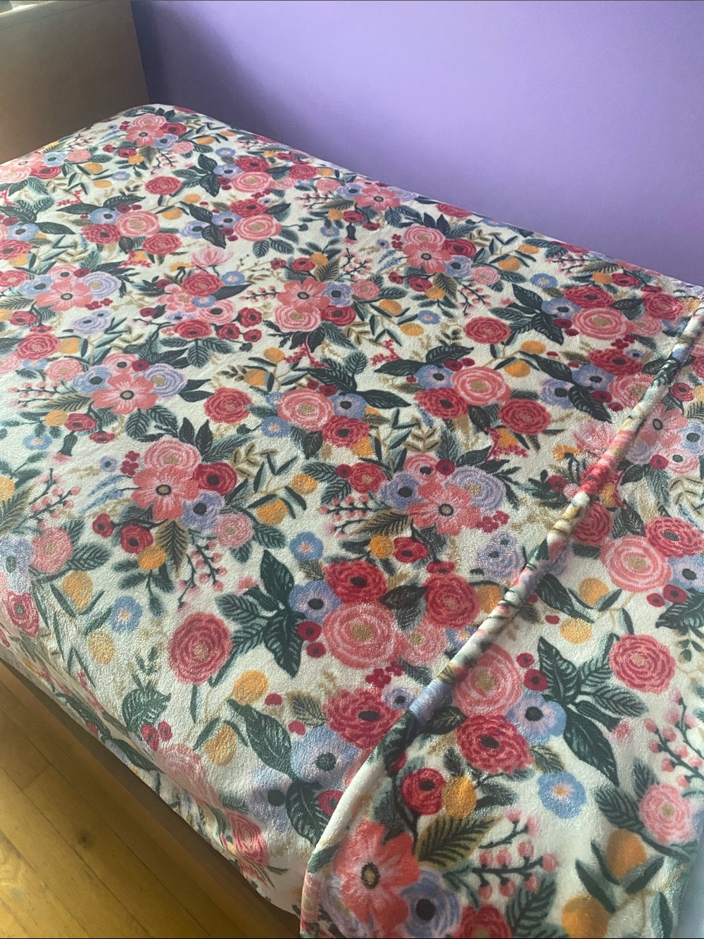 Rifle Paper Co. Garden Party Throw Blanket - Picture 5 of 5